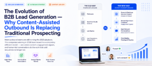 Content-assisted outbound strategy