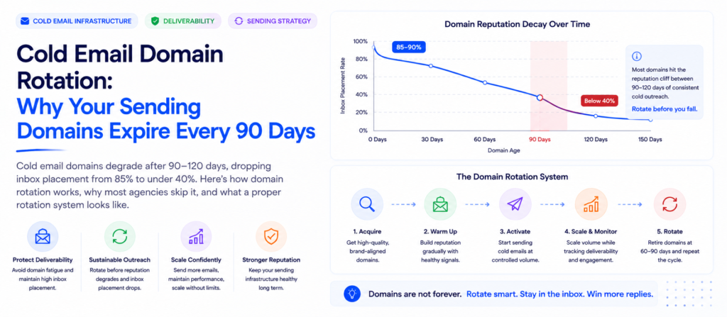 Cold email domain rotation strategy